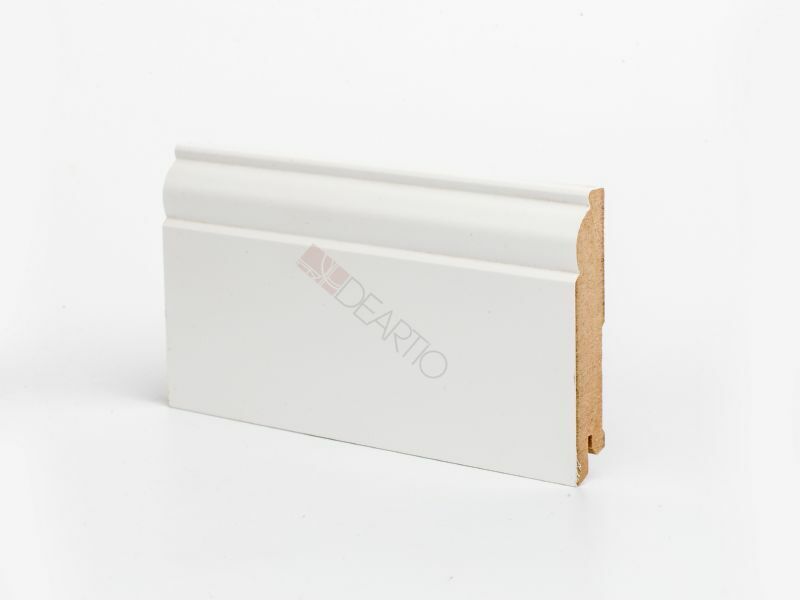 Плинтус МДФ Deartio/Деартио Белый  U 104-100 100х16х2050мм